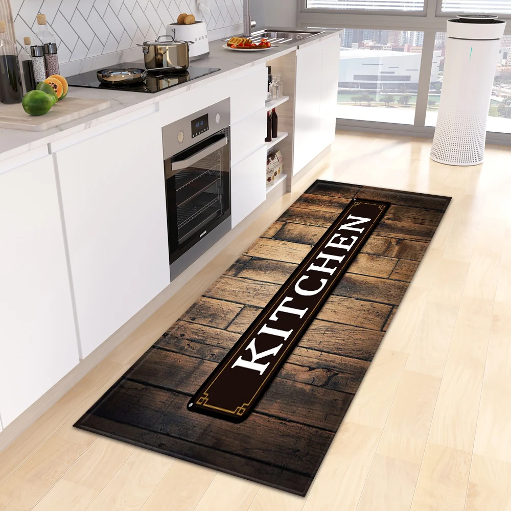 Commercial Kitchen Zones - Dywanik do kuchni w stylu vintage,
