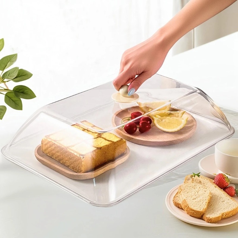 Commercial Kitchen Organization - WORTHBUY Wielorazowa Plastikowa Pokrywka na Żywność