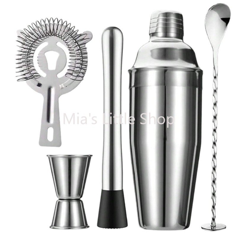 Bar Blender Mixing - Szklany zestaw do shakera do koktajli,