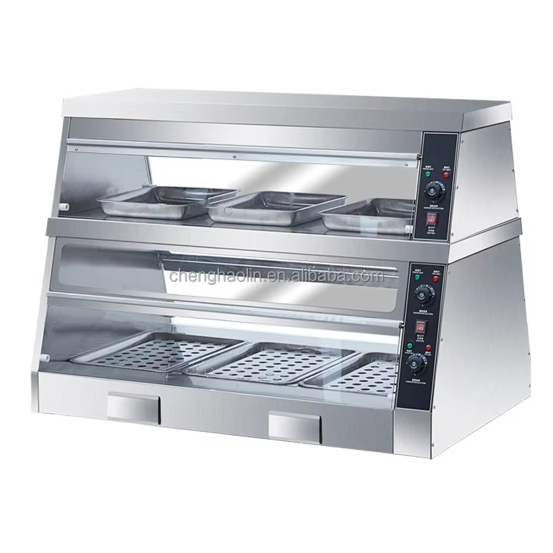 Commercial Kitchen Parts & Service - Ogrzewanie żywności Hamburger Smażony kurczak Elektryczna