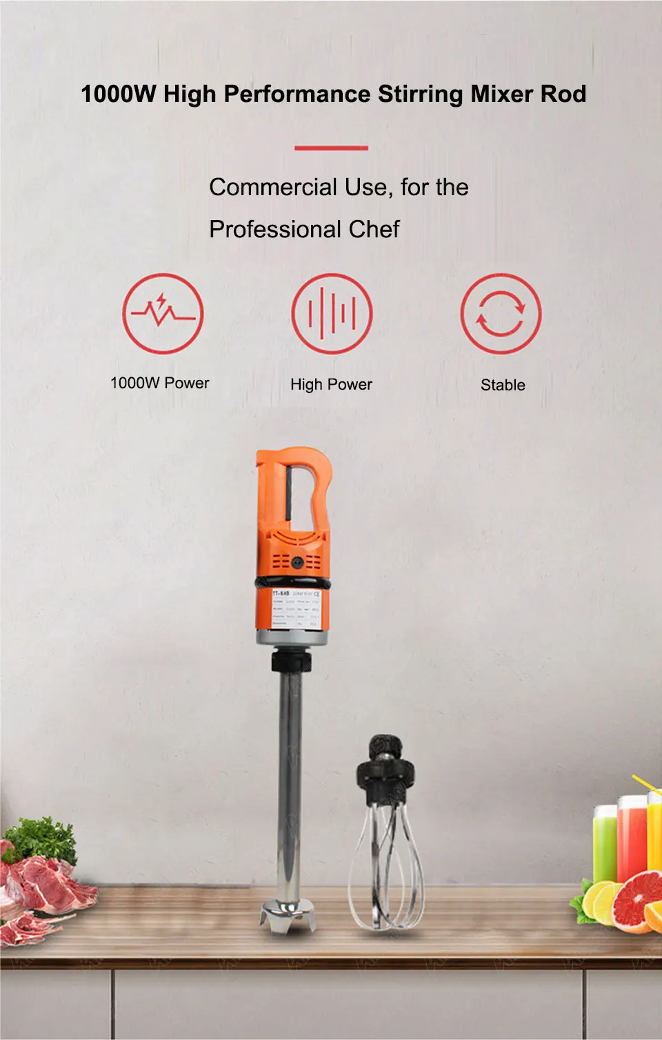 K4B-530 Elektryczny blender rę – Bar Blender Mixing recenzja i cena